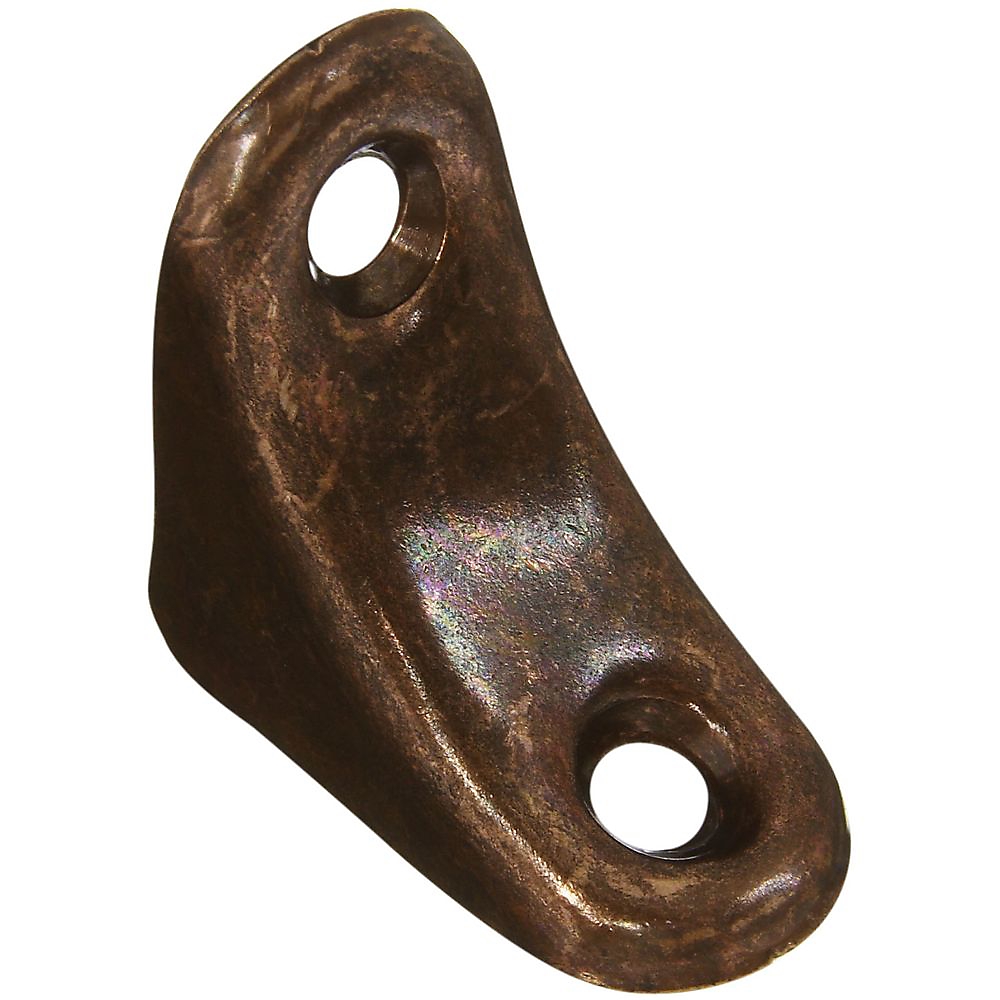 V120 Series N176-347 Chair Brace, 1 in L, 3/4 in W, Steel, Antique Bronze