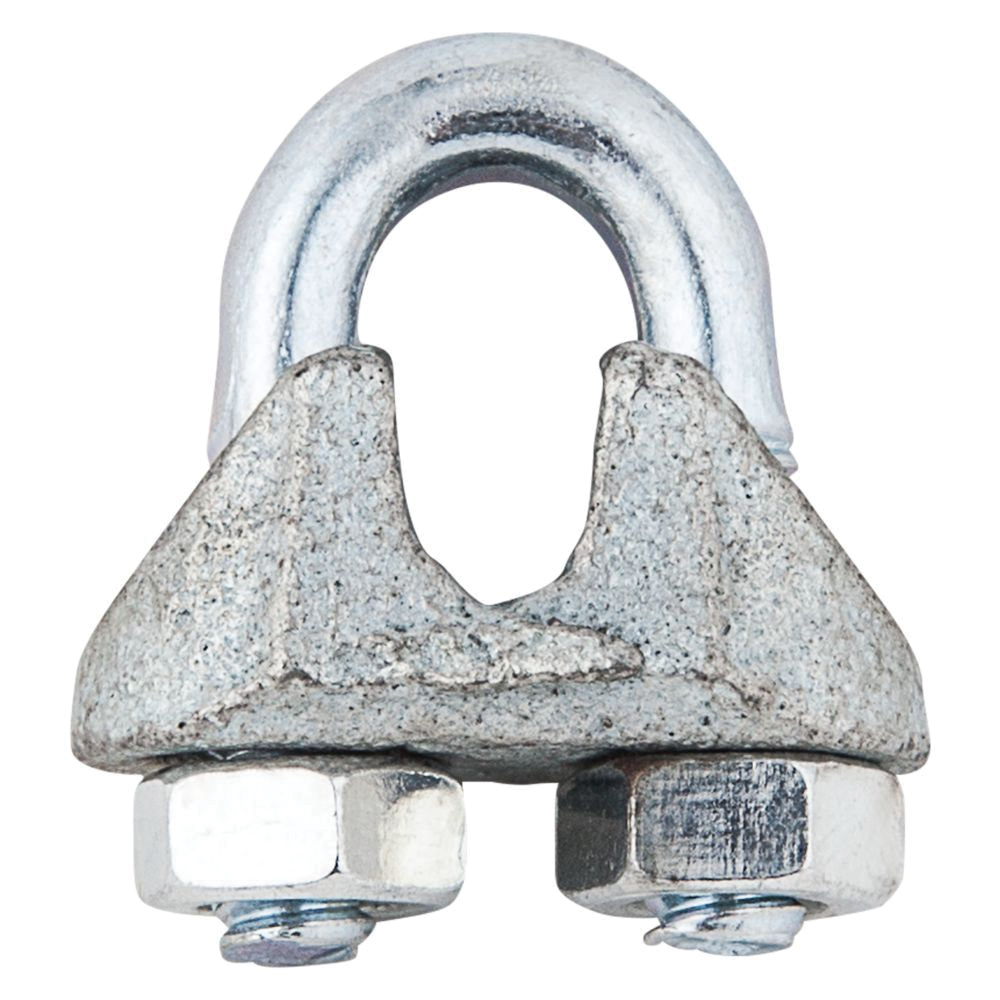 3230BC Series N248-278 Wire Cable Clamp, 1/8 in Dia Cable, 17/32 in L, Iron/Steel, Zinc-Plated
