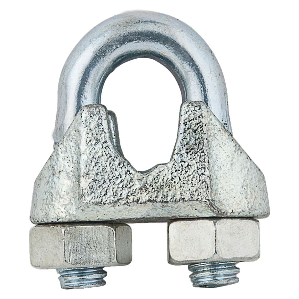 3230BC Series N248-302 Wire Cable Clamp, 5/16 in Dia Cable, 11/16 in L, Iron/Steel, Zinc-Plated