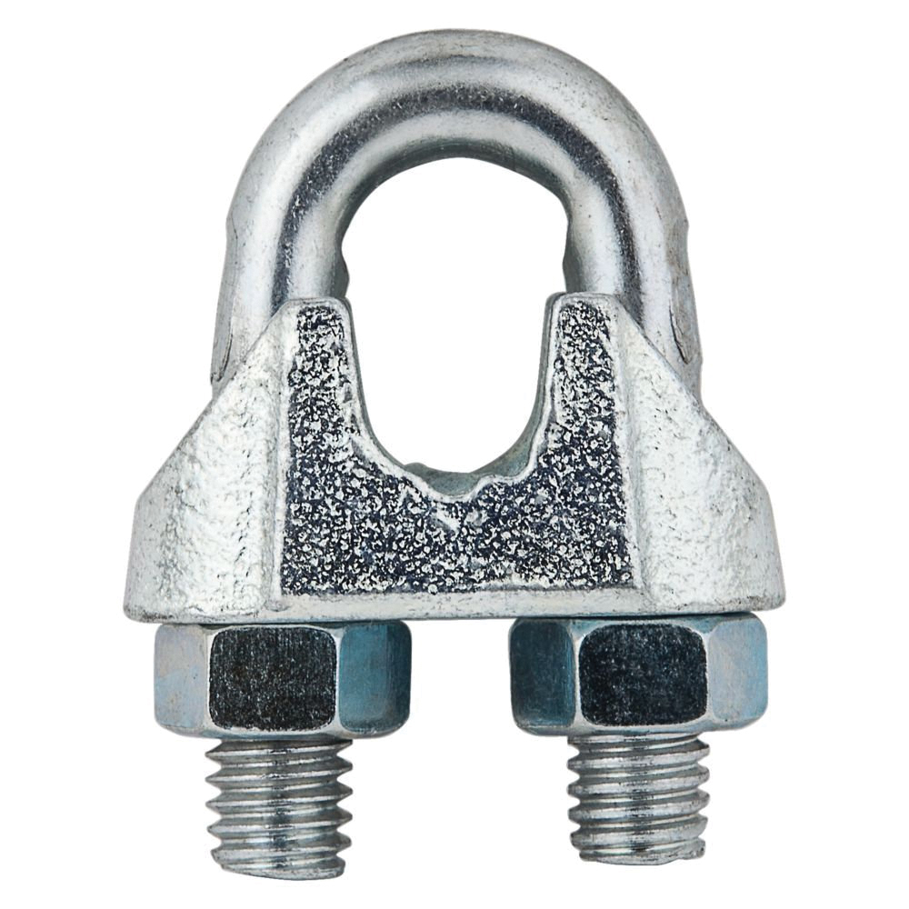 3230BC Series N248-328 Wire Cable Clamp, 1/2 in Dia Cable, 15/16 in L, Iron/Steel, Zinc-Plated