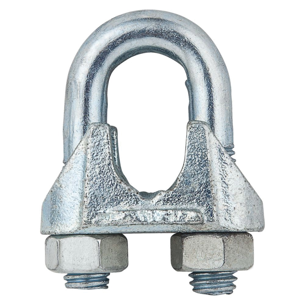 3230BC Series N248-336 Wire Cable Clamp, 5/8 in Dia Cable, 1-1/16 in L, Iron/Steel, Zinc-Plated