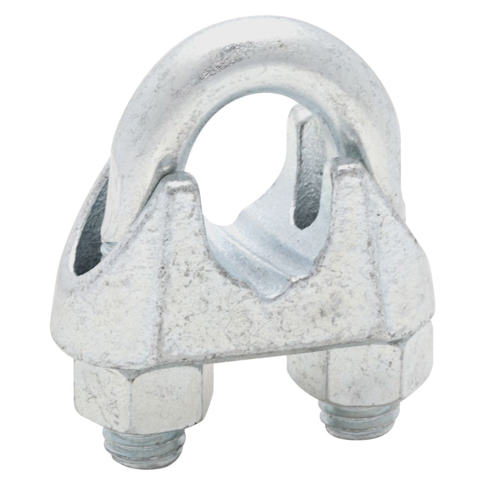 National Hardware 3230BC Series N248-336 Wire Cable Clamp, 5/8 in Dia Cable, 1-1/16 in L, Iron/Steel, Zinc-Plated - 2