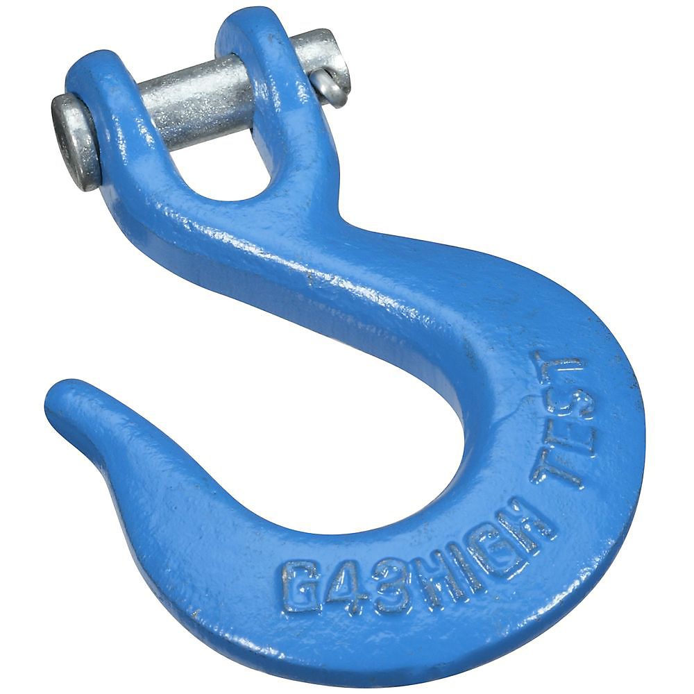 3242BC Series N177-261 Clevis Slip Hook, Steel, Blue