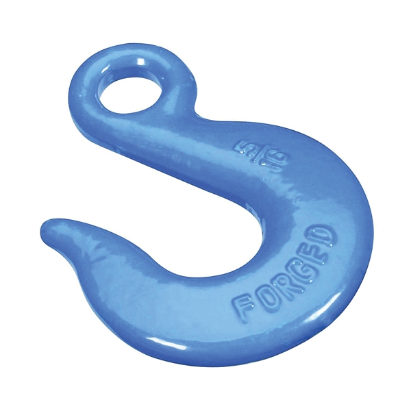 3243BC Series N177-345 Eye Slip Hook, 5/16 in, 3900 lb Working Load, Steel, Blue