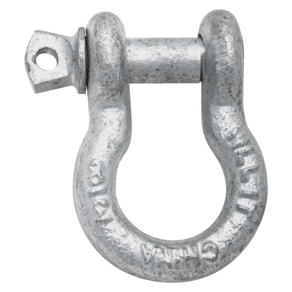 3250BC Series N223-685 Anchor Shackle, 3/8 in Trade, 2000 lb Working Load, 13/32 in Dia Wire, Steel