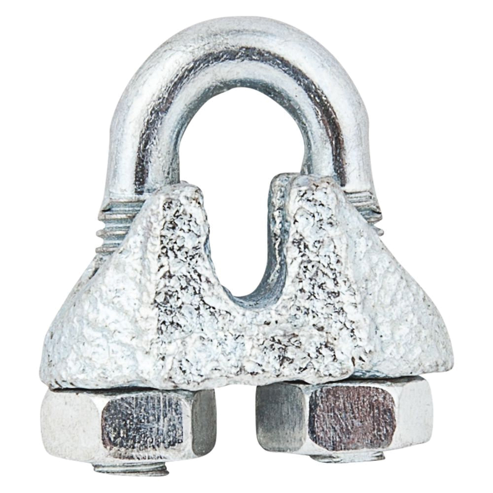 3230BC Series N248-260 Wire Cable Clamp, 1/16 in Dia Cable, 7/16 in L, Iron/Steel, Zinc-Plated