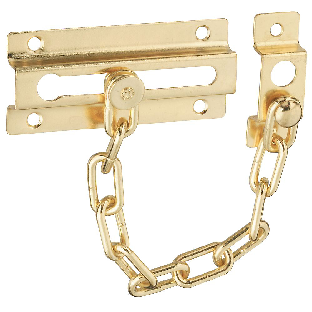 V807 Series N183-590 Door Chain, Zinc, Brass