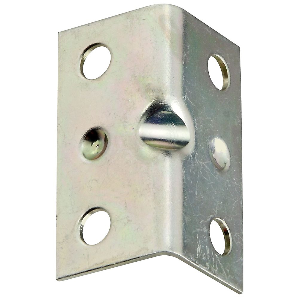 V113 Series N206-920 Corner Brace, 1-1/2 in L, 3/4 in W, Steel, Zinc, 0.04 Thick Material