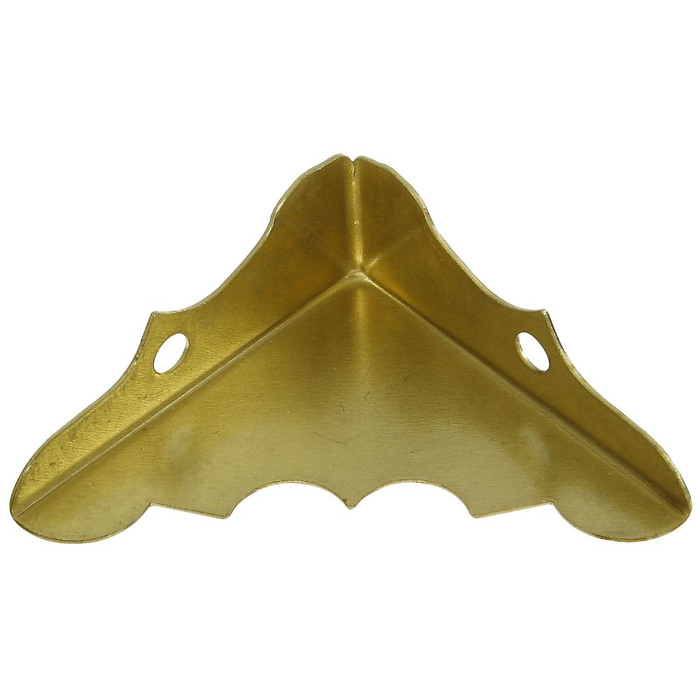 V1851 Series N213-454 Corner Brace, 1-1/4 in L, Solid Brass