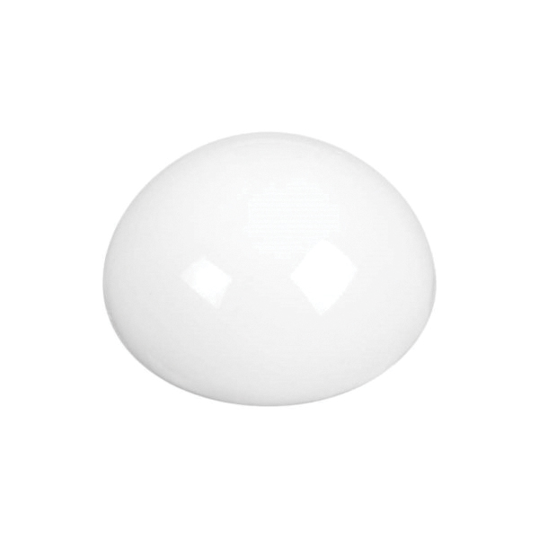 N213-561 Door Stop, 1-1/8 in Projection, Plastic, White, 2 Pack