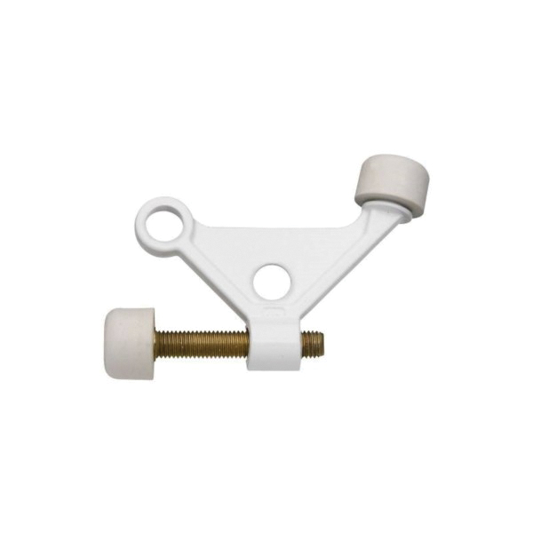N248-401 Hinge Pin Door Stop, 1-7/8 in Projection, Zinc