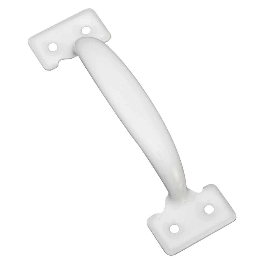 N248-427 Door Pull, 1-1/2 in W, 1-3/8 in D, 5-3/4 in H, Steel