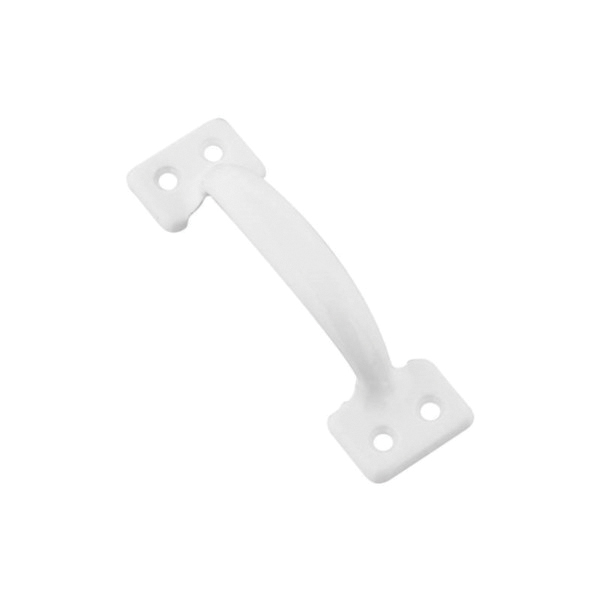 N248-484 Bar Sash Lift, 4 in L Handle, Steel, White