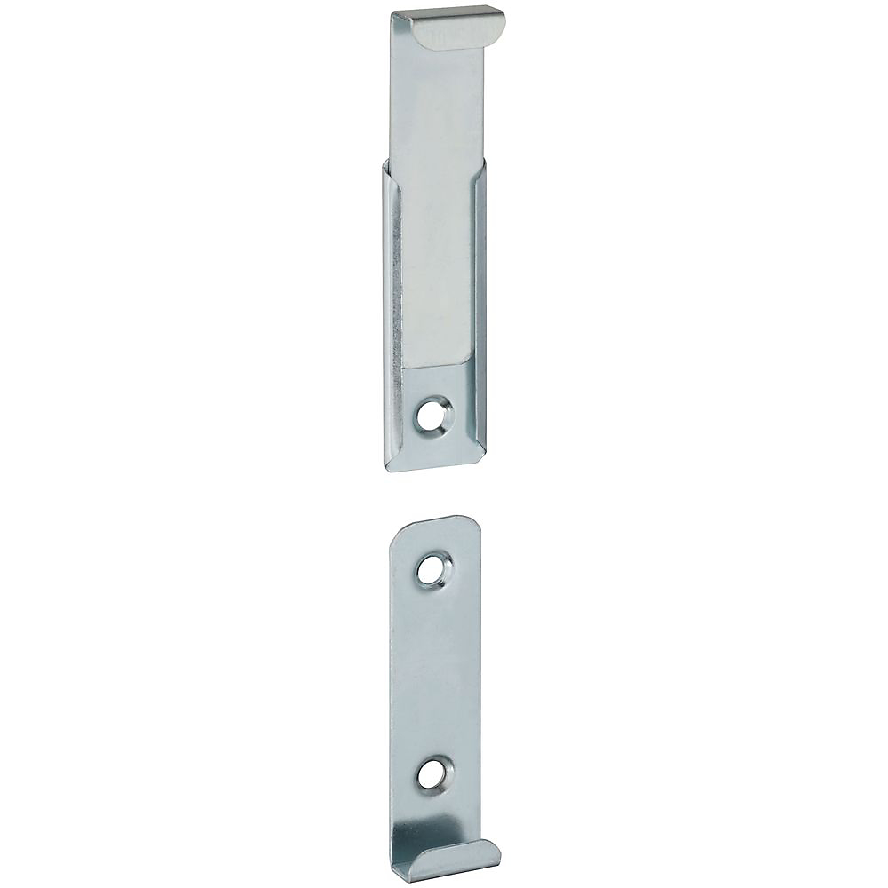 V2559 Series N260-380 Hidden Mirror Holder, 50 lb, Steel, Zinc, Wall Mounting