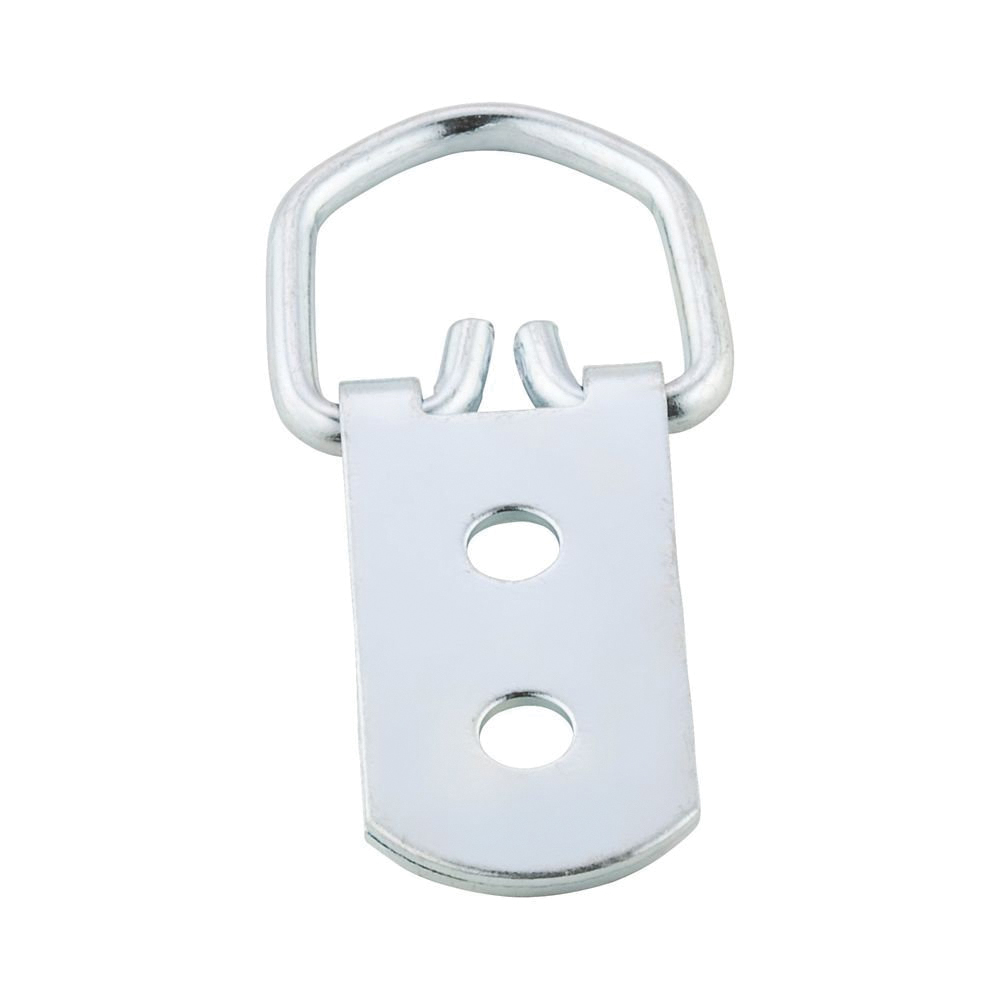 V2527 Series N261-487 D-Ring Hanger, 35 lb, Steel, Zinc, 6 Pack