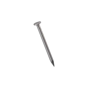 N278-192 Wire Nail, 1 in L, Steel, Bright, 1 PK