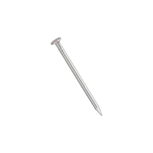 N278-218 Wire Nail, 1 in L, Steel, Bright, 1 PK