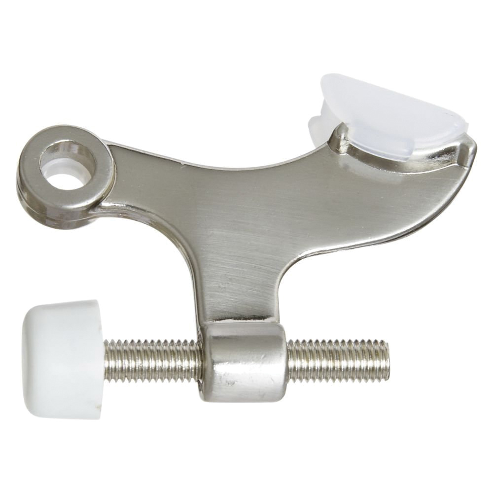 N325-811 Hinge Pin Door Stop, Zinc, Satin Nickel