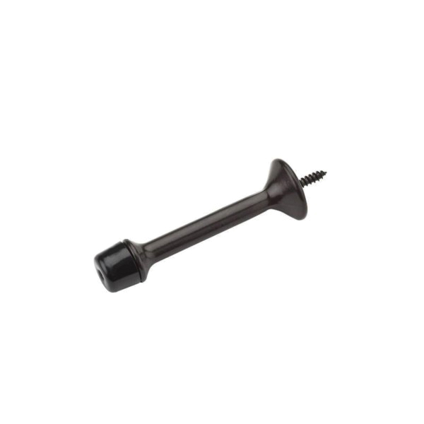 N327-031 Door Stop, 3 in Projection, Rubber/Zinc, Oil-Rubbed Bronze