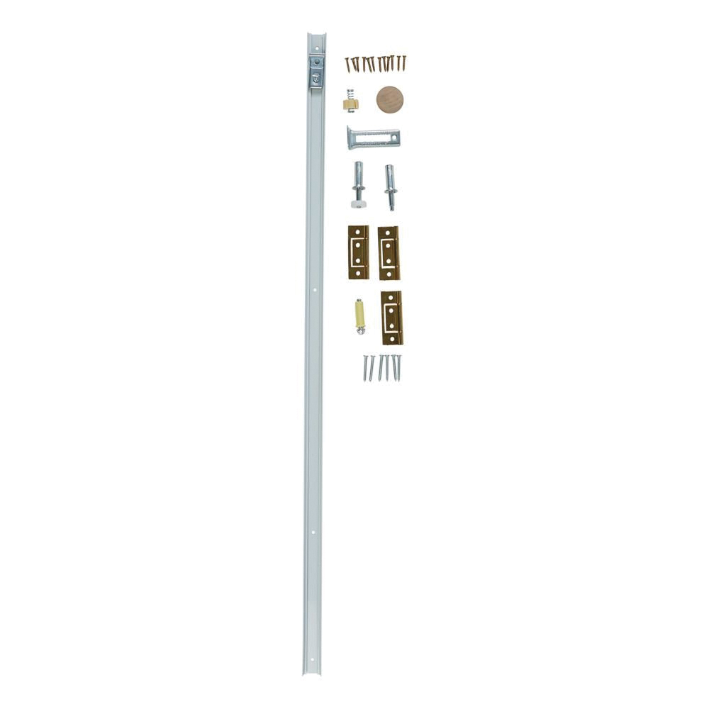 National Hardware N343-715 Folding Door Hardware Set, Steel, White, Surface Mounting, For: Bi-Fold Doors - 4