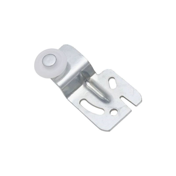 N344-887 Sliding Door Hanger, Plastic/Steel, For: 3/4 to 1-3/8 in Thick Doors, 2 Pack