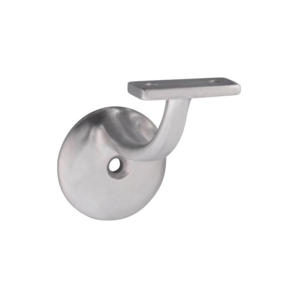 N348-953 Handrail Bracket, 250 lb, Stainless Steel, Stainless Steel