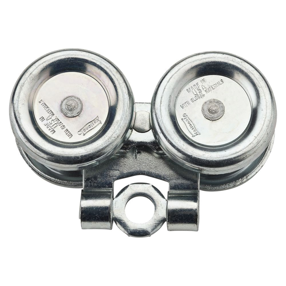 N196-360 Box Rail Truck, Steel, Zinc, 225 lb load capacity