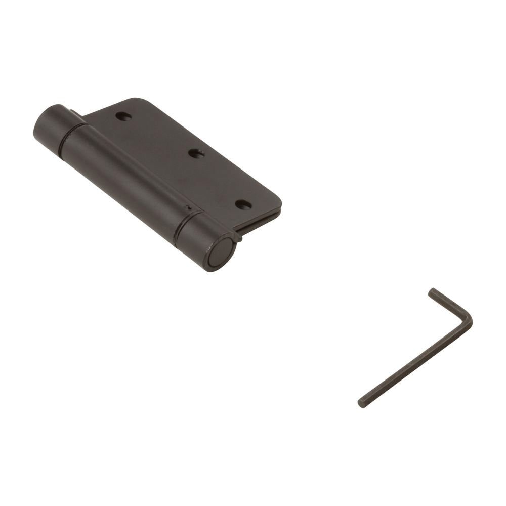 N350-827 Spring Hinge, Steel, Oil-Rubbed Bronze, 30 lb