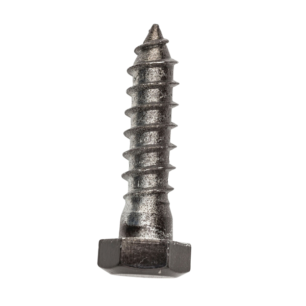 V1863 Series N179-156 Lag Bolt, 3/8 in Thread, Steel, Powder-Coated