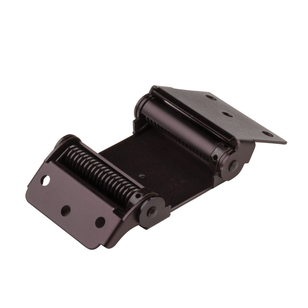 N100-052 Spring Hinge, Steel, Oil-Rubbed Bronze, Adjustable, Tight Pin, Surface Mounting, 12 lb