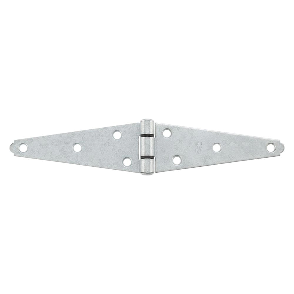 N128-272 Strap Hinge, 4.77 in H Frame Leaf, 0.09 in Thick Leaf, Steel, Galvanized, Tight Pin, 33 lb