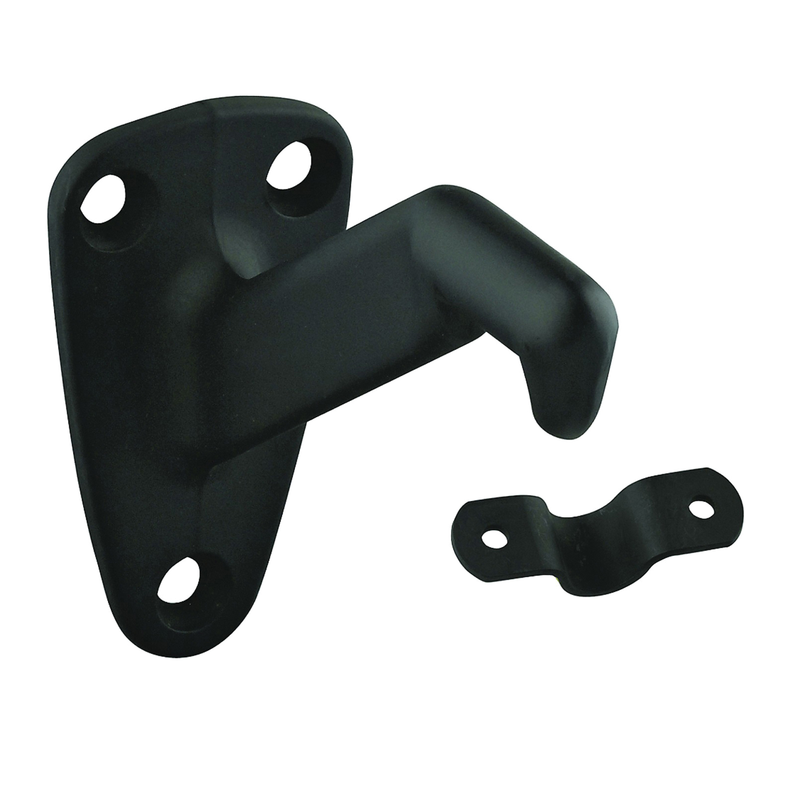 N330-738 Handrail Bracket with Strap, 250 lb, Zinc, Oil-Rubbed Bronze