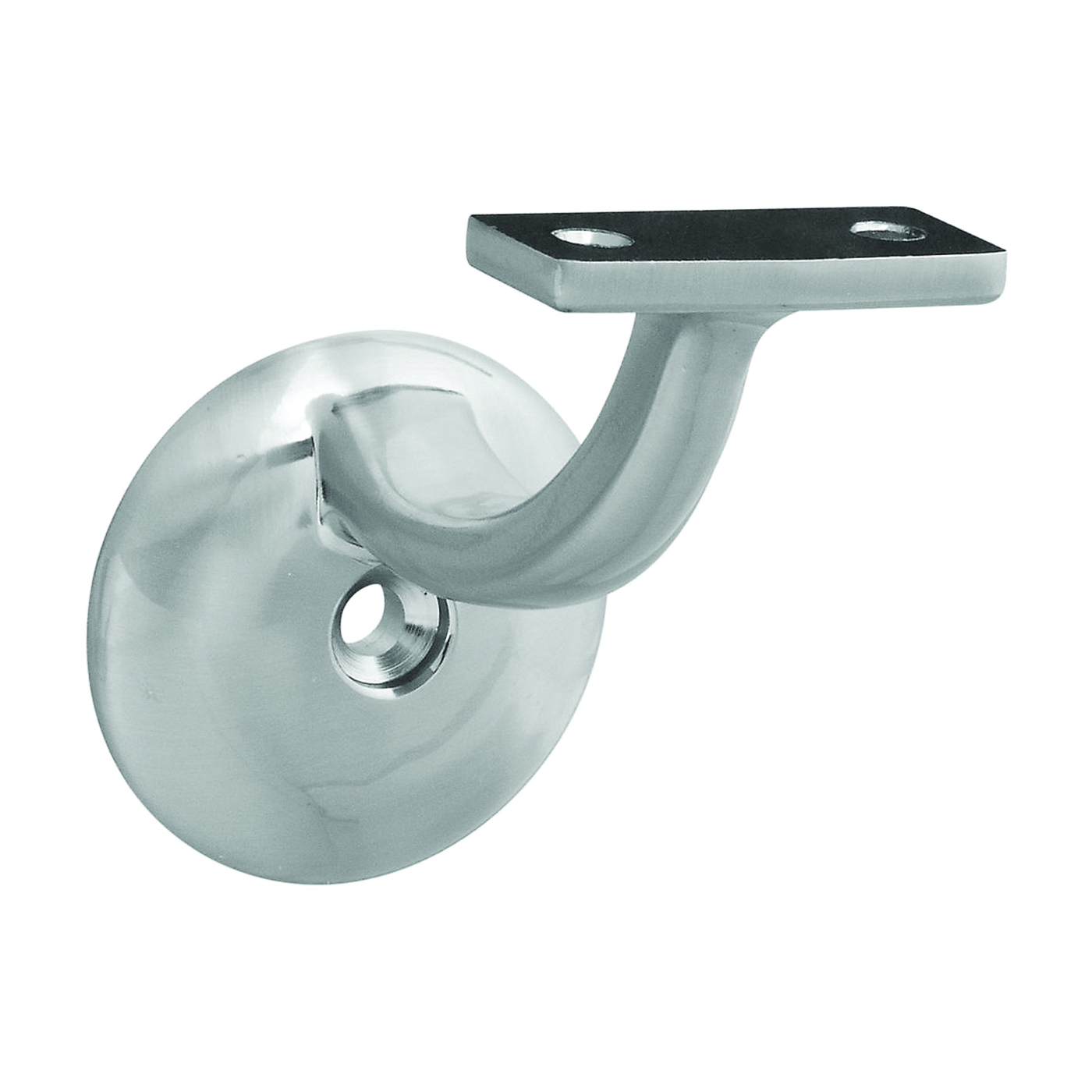 N332-825 1-Piece Handrail Bracket, 250 lb, Zinc, Satin Nickel