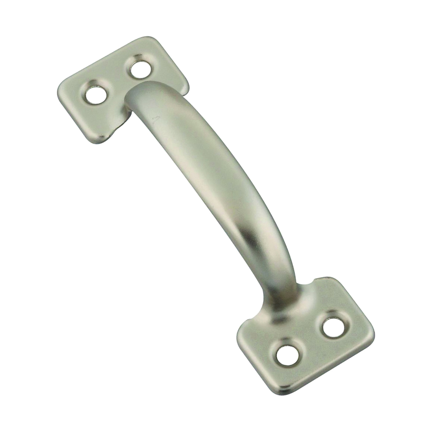 N325-563 Bar Sash Lift, 4 in L Handle, Steel, Satin Nickel
