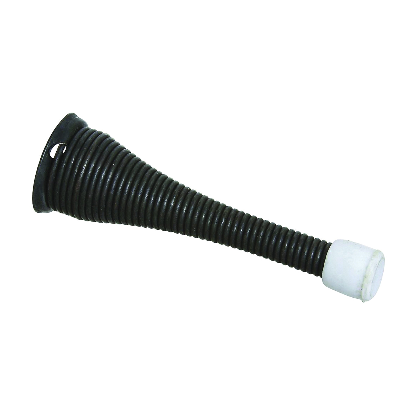 N331-132 Door Stop, 3 in Projection, Steel, Oil-Rubbed Bronze, 2 Pack