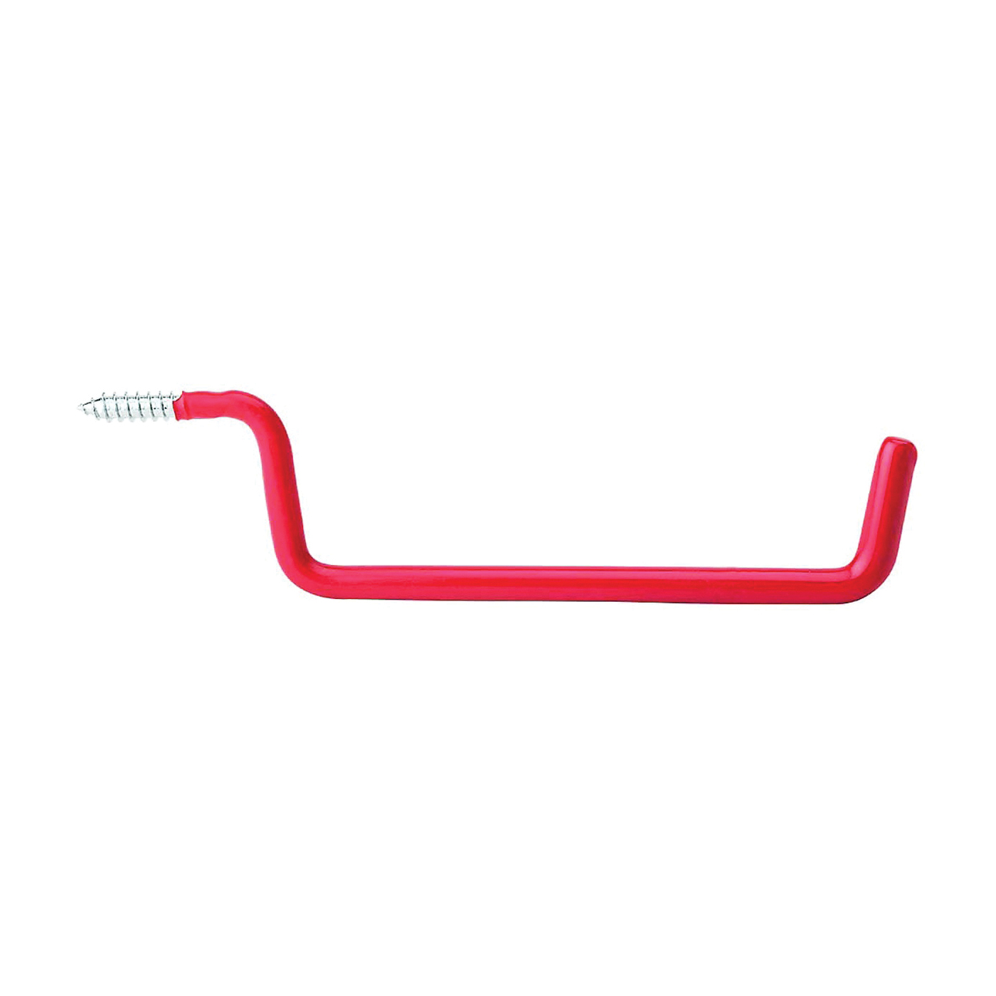 2157BC N271-011 Series Ladder Hook, 6 in Projection, 1-3/4 in H, 8 in L, 15 lb, Steel, Red
