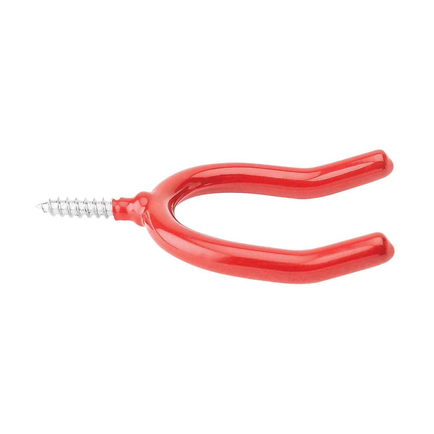 2210BC Series N271-012 Storage Hook, 12 lb, 1-5/8 in Opening, Screw, Steel, Red