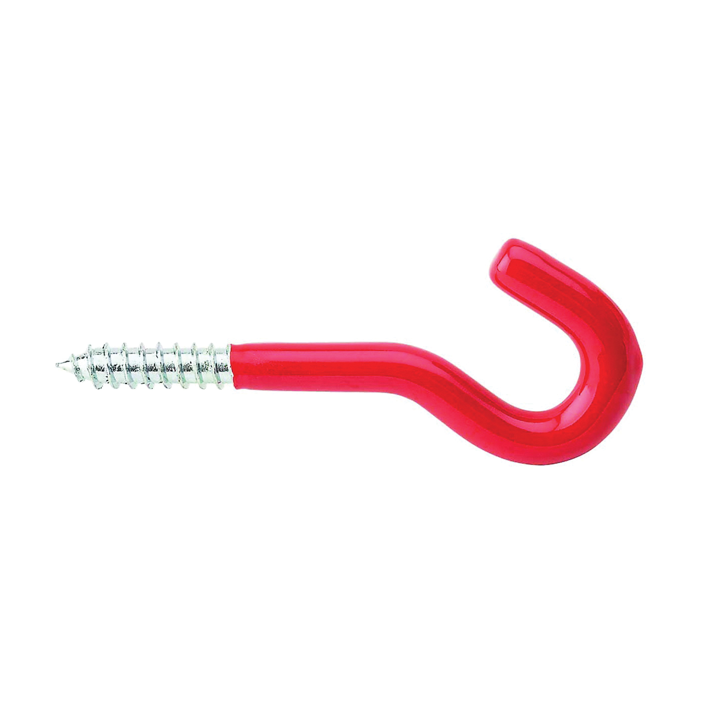 2211BC Series N271-014 Storage Screw Hook, 50 lb, 11/16 in Opening, Steel, Red