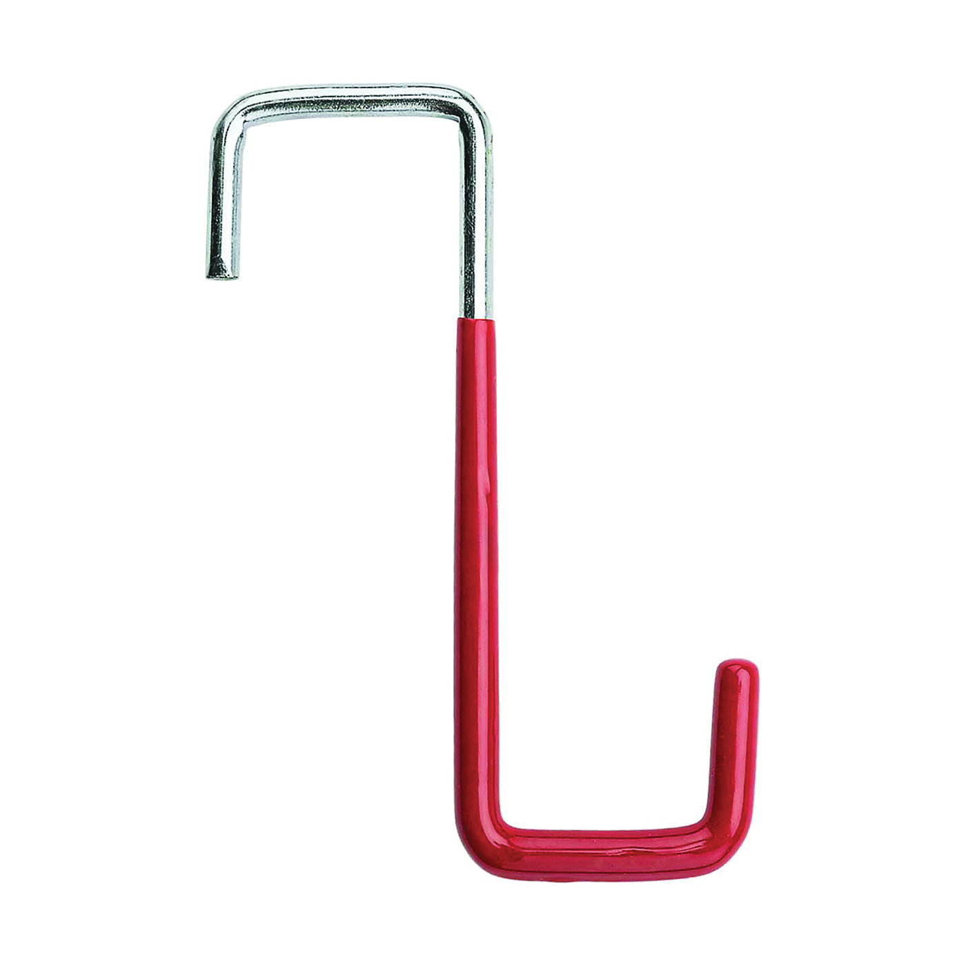 V2219 Series N188-001 Rafter Hook, 5-3/4 in L, 4 in W, 40 lb, 1-5/8 in Opening, Steel, Red, 2 Pack