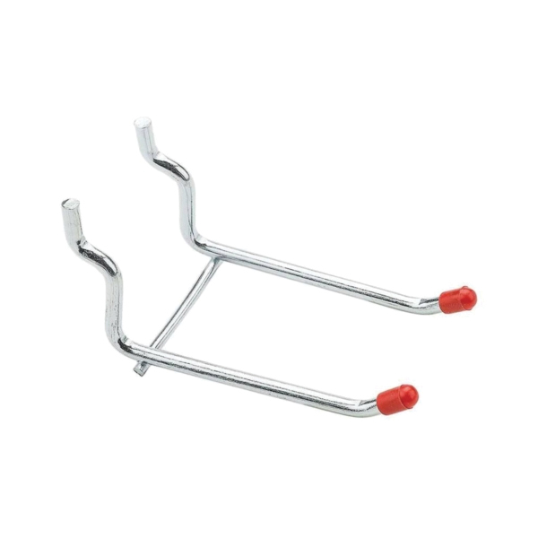 N180-036 Series Peg Hook, 3 in L x 2 in W Dimensions, 3 in, 1/4 in Opening, Steel, Zinc, 2/PK
