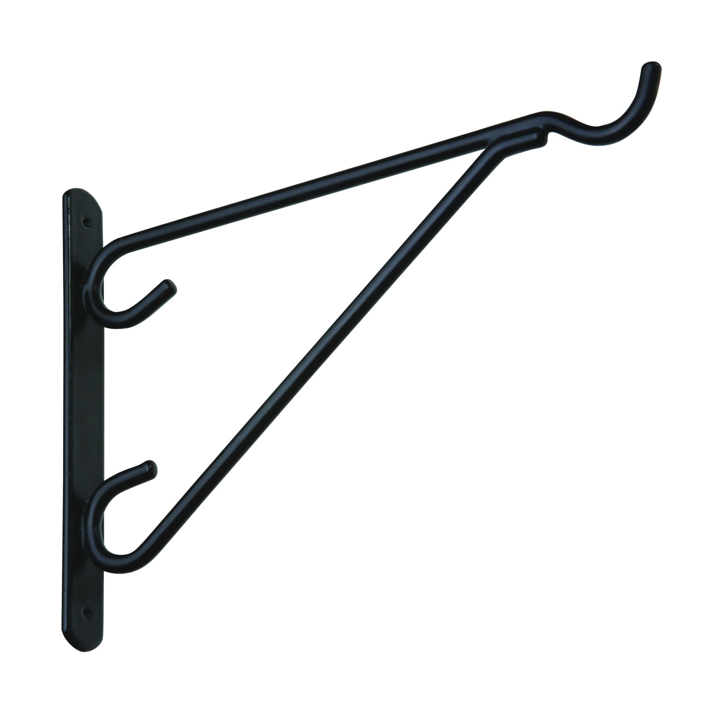 N274-647 Outdoor Bracket, 13.07 in L, 10.12 in H, Steel, Black