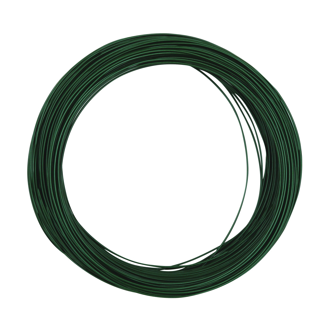 N274-985 Floral Wire, 100 ft L, Steel, Green