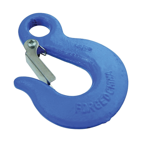 3247BC Series N265-512 Eye Slip Hook, 5/16 in, 3900 lb Working Load, Steel, Blue
