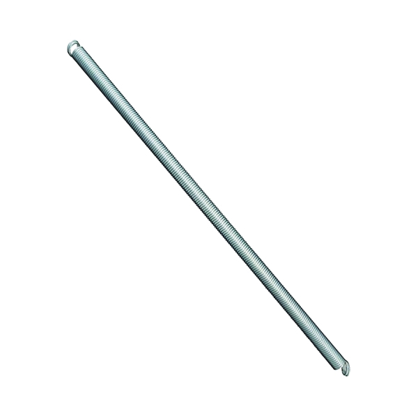 V76 Series N185-934 Door Spring, 3/8 in Dia, 16 in L, Steel, Zinc-Plated