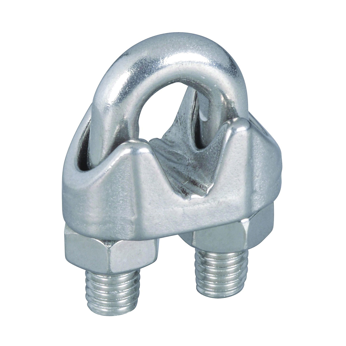 4230BC Series N830-314 Wire Cable Clamp, 1/4 in Dia Cable, 1-1/4 in L, Malleable Iron