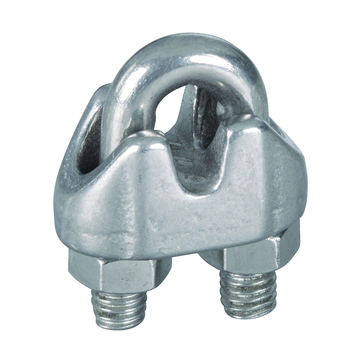 4230BC Series N830-312 Wire Cable Clamp, 1/8 in Dia Cable, 7/8 in L, Malleable Iron