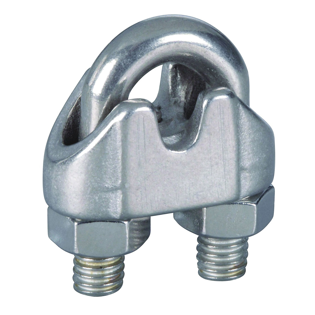 4230BC Series N830-313 Wire Cable Clamp, 3/16 in Dia Cable, 1 in L, Malleable Iron