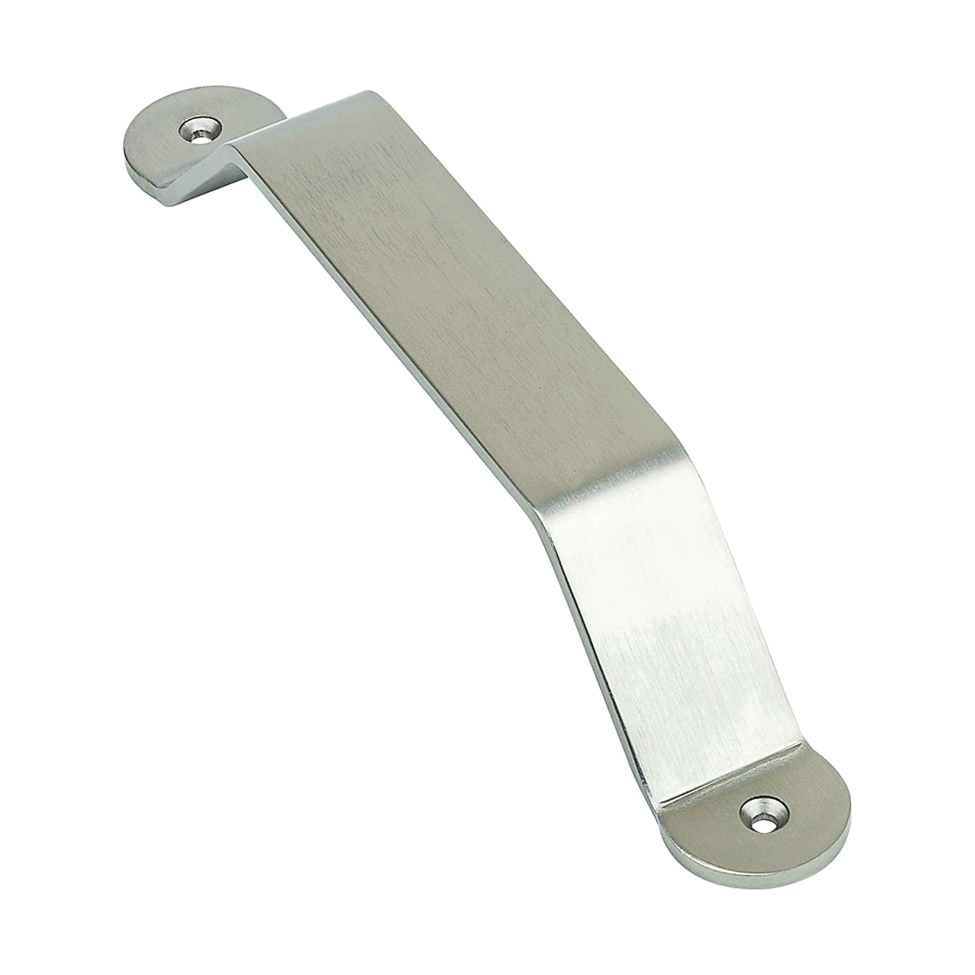 N187-012 Bar Pull, 10 in H, Steel, Satin Nickel
