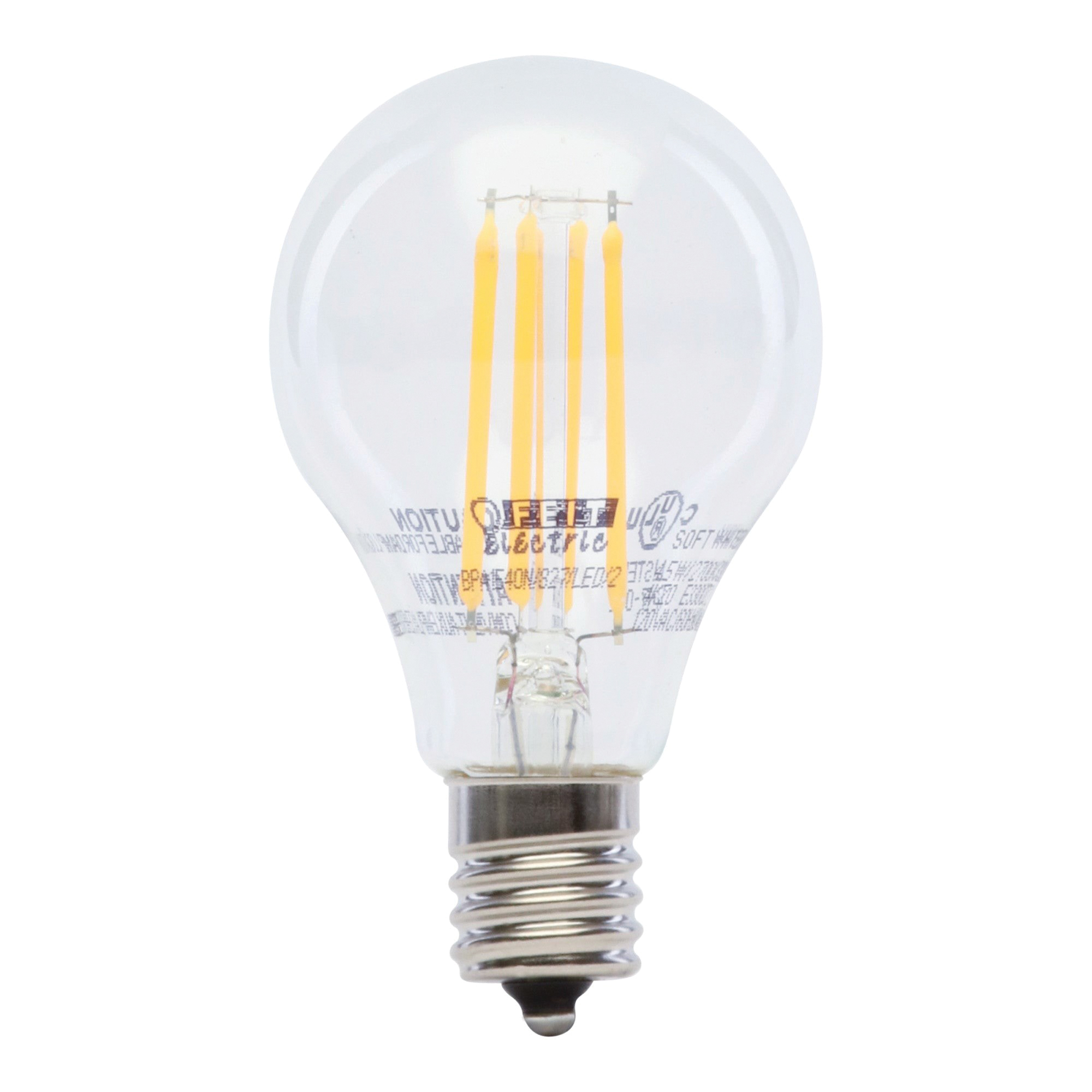 BPA1540N/827/LED/2 Filament LED Bulb, General-Purpose, A15 Lamp, 40 W Equivalent, E17 Lamp Base, Dimmable