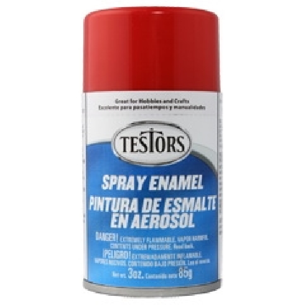 1203T Craft Spray Paint, Gloss, Red, 3 oz